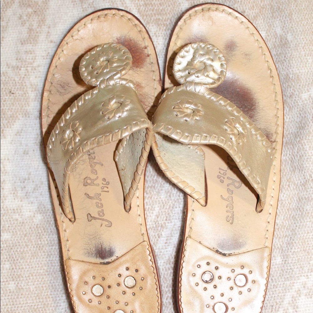 Jack Rogers Platinum Jacks Flat Sandal
